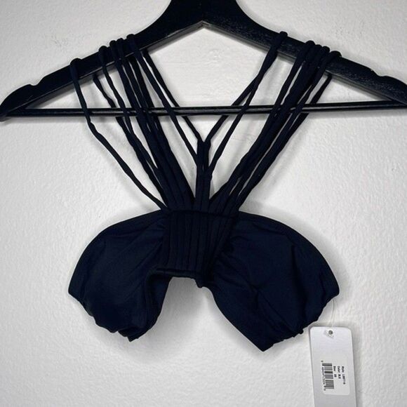 L*Space St Tropez Bikini Top Black Womens Size XS - Picture 5 of 8